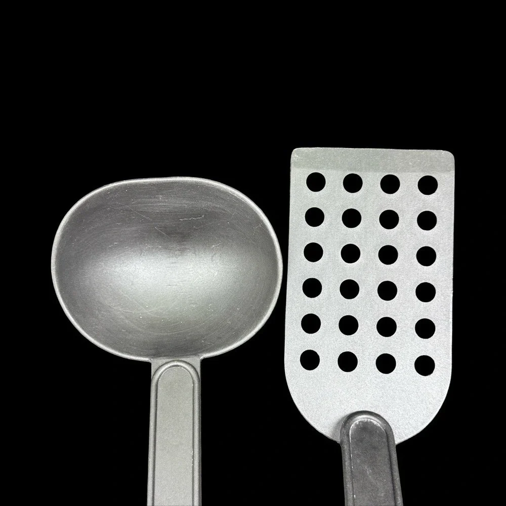 T-Fal Black Nylon Slotted Holes Spatula Flipper & Ladle Dipper Canada - Lot of 2